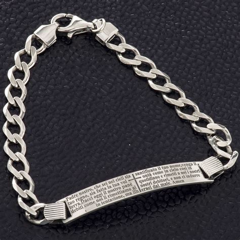 Pulsera Padre Nuestro Plata 925 Venta Online En HOLYART