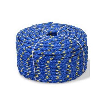 Vidaxl Corde De Bateau Polypropyl Ne Mm M Bleu Gr Ement Ligne De