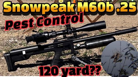 Snowpeak M60b Hunting Pest Control YouTube