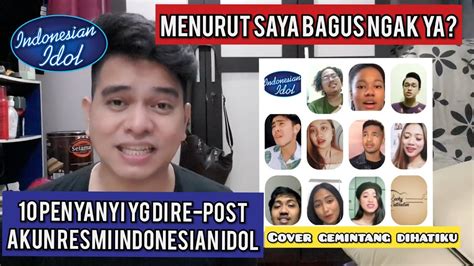 Guru Vocal Komentari 10 Cover Gemintang Dihatiku Yg Dipilih Pihak