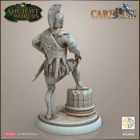 3d File Hannibal Barca Carthage 🤴 ・3d Printable Model To Download・cults