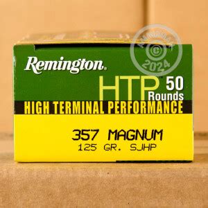 357 Magnum Ammo At AmmoMan Remington HTP 125 Grain SJHP 500 Rounds