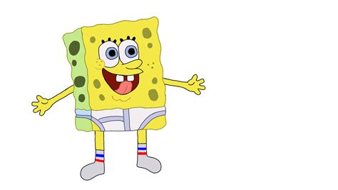 Just Spongebob In Underwear By Zayawaya On Deviantart