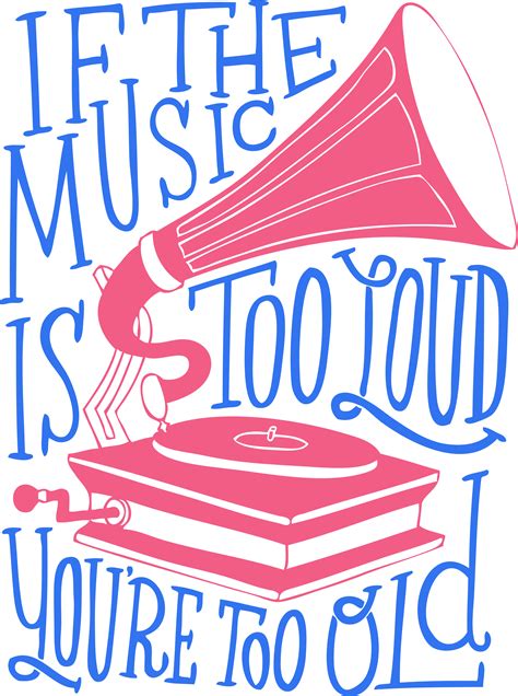 "if The Music Is Too Loud"- Small Canvas Clipart - Full Size Clipart