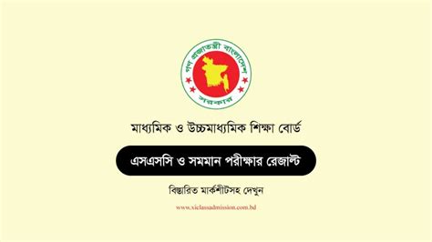 Ssc Result Marksheet With Number Bangladesh Xi Class Admission