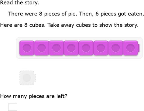 IXL | Use cube trains to solve subtraction word problems - up to 10 ...