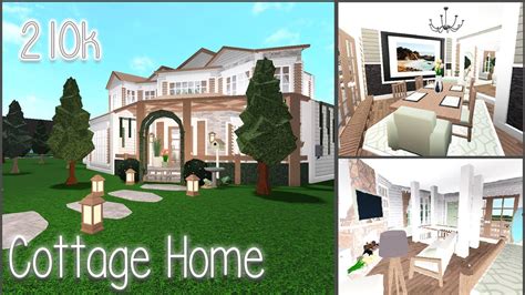 Cottage Home Bloxburg Speed Build Youtube