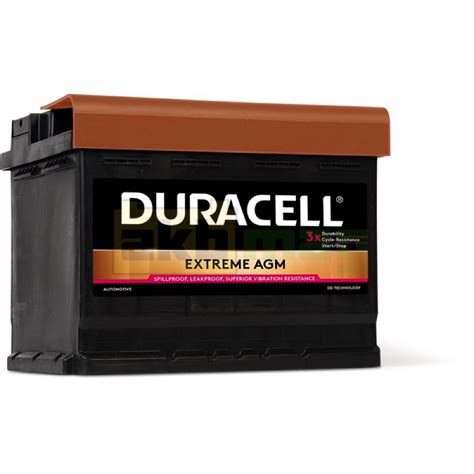 Аккумулятор Duracell Extreme AGM 60Ah DE60AGM купить В наличии