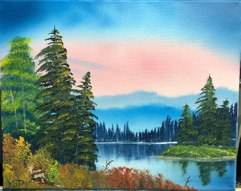 Island In The Wilderness The Joy Of Painting S29e1 The Joy Of Painting Bob Ross Paintings