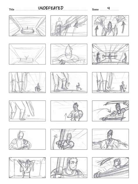 Storyboard Template Blank Templates Free For Downloading