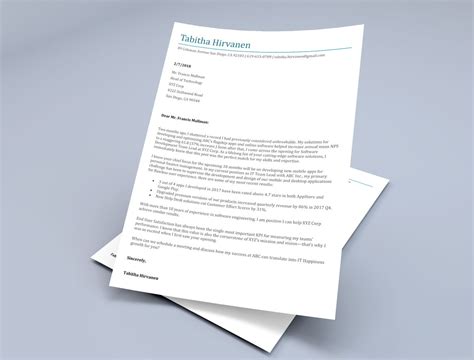 12 Cover Letter Templates for Microsoft Word (Free Download)