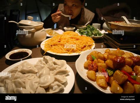 A mountain of northern chinese food, Harbin, Heilongjiang, China Stock Photo - Alamy