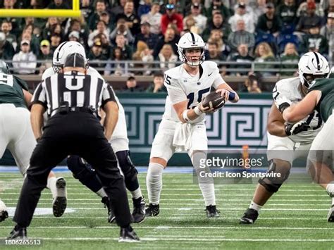 Penn State Nittany Lions Quarterback Drew Allar Catches The Snap News Photo Getty Images