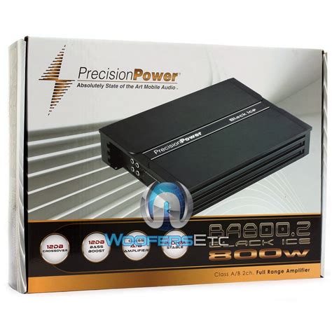 Ba Precision Power Ppi W Max Class A B Black Ice Amplifier