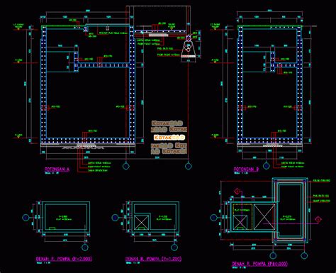 Desain Ruang Pompa Kolam Renangdwg Panrita Space