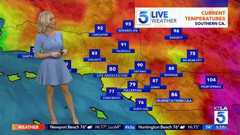 Kacey Montoya Ktla Weather Kini Stuffers Brassiere Bustin Mini