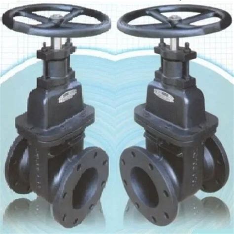 High Cast Iron Double Flange Sluice Valve Valve Size More Than 24