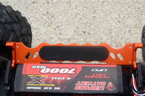 TRAXXAS MAXX 4S 1 10 CNC ALLOY BATTERY HOLD DOWN GPM UPGRADE TRX8919