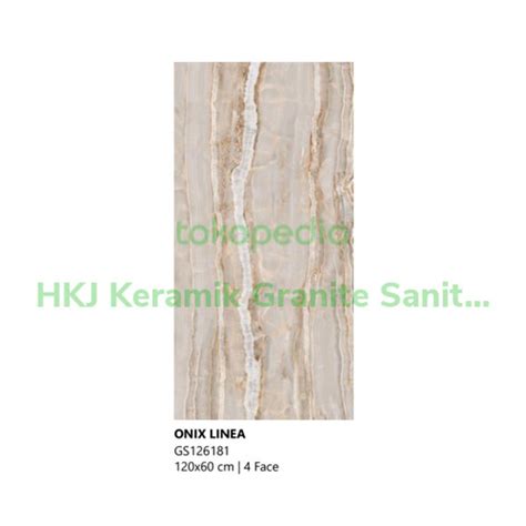 Jual Keramik Lantai Porcelain Onix Linea Glossy Ukuran 120x60 Kualitas 1 Kota Cimahi Hkj