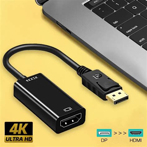 Bộ chuyển đổi 4K DisplayPort sang HDMI tương thích Nam DP sang Nữ Bộ