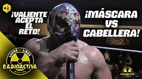 Hay retos de máscaras y cabelleras Rey Pantera Jr y Valiente vs Virus