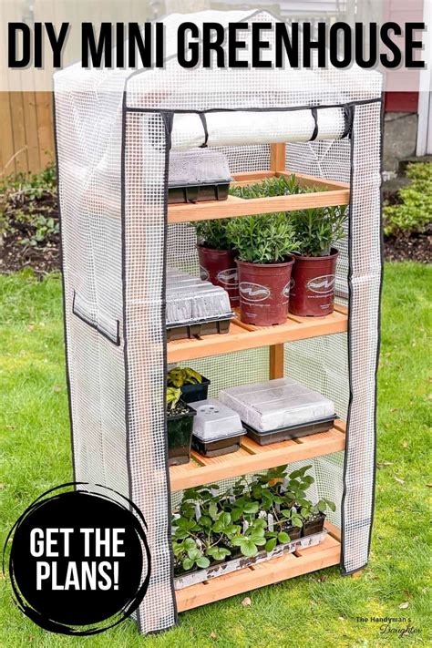 DIY Mini Greenhouse for Your Deck or Patio - The Handyman's Daughter