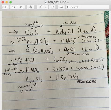 Using The Solubility Rules Predict Which Of The Foll Solvedlib