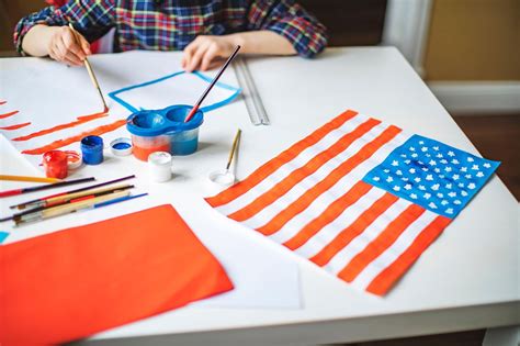 Stars, Stripes, and Smiles: American Flag Craft for Kids