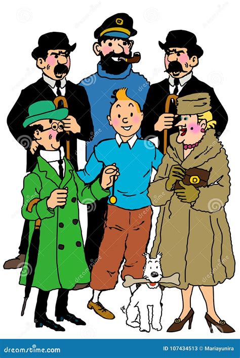 Tintin Cartoon Characters