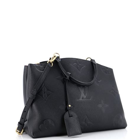 Louis Vuitton Grand Palais Handbag Monogram Empreinte Giant Black 2804771