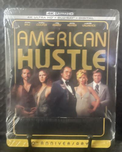 American Hustle 4k Uhd Blu Ray Digital Exclusive Steelbook