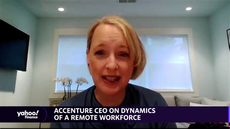 Accenture CEO on the Changing Dynamics Of Working From Home [Video]