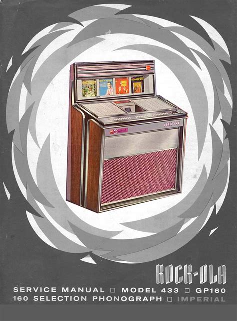 Jukebox ROCK-OLA Manual High Resolution Instant Pdf. Model 433 ...