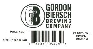 Gordon Biersch Brewing Company Pale Ale - Keg - Beer Syndicate