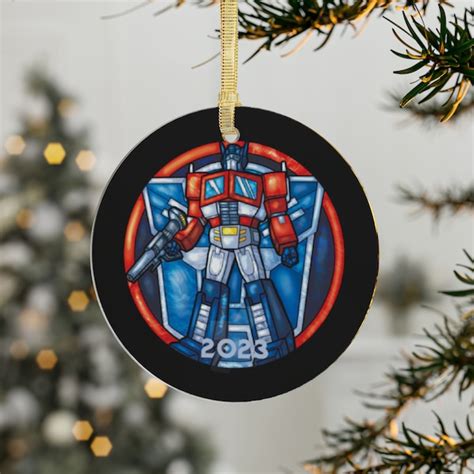 Optimus Prime Christmas Ornament Etsy