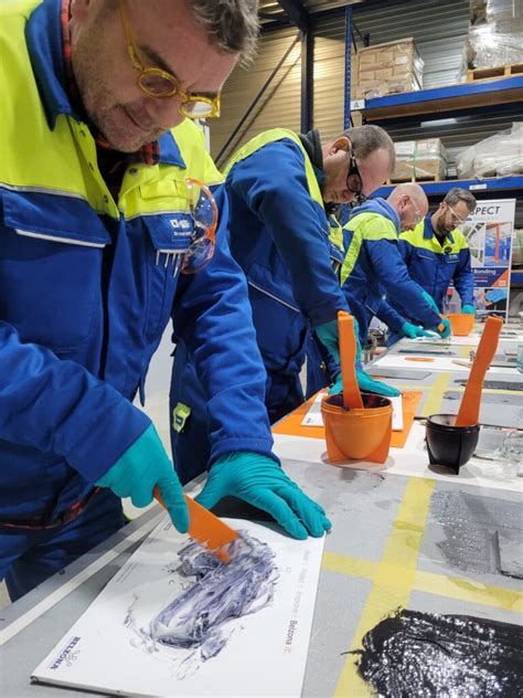 Demonstratie Aan BASF Belzona Perspect Benelux Repareren Beschermen