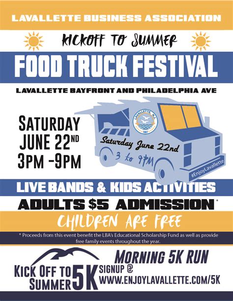 Kickoff To Summer Food Truck Festival Ocean County Tourism