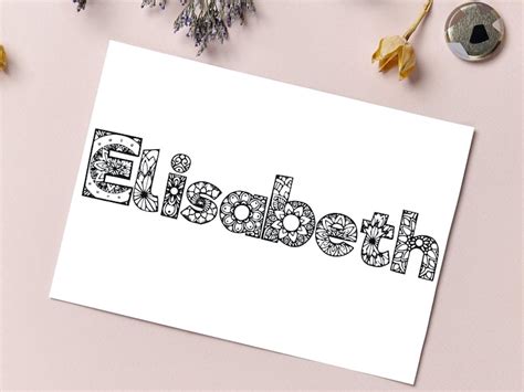 Personalized Name Coloring Pages Digital Download Custom Name Coloring Sheets Etsy