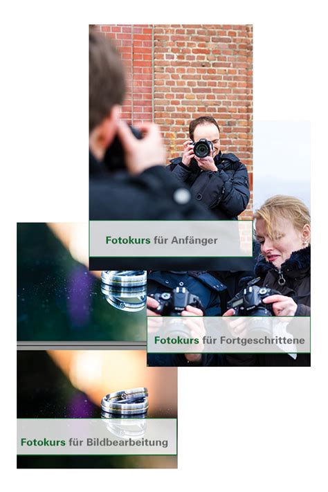 Fotokurs Paket Anfänger Fortgeschrittenen Bildbearbeitungskurs