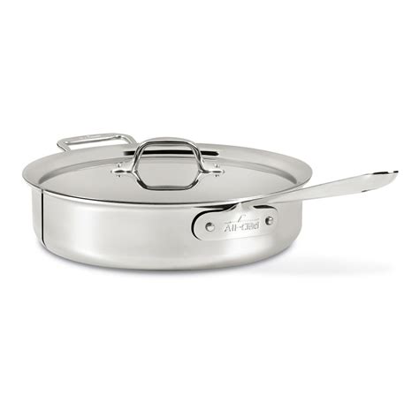 All-Clad Stainless Saute Pan with Lid, 4 qt | Borsheims