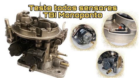 Como Testa Todos Sensores Tbi Monoponto Gol Quadrado Youtube