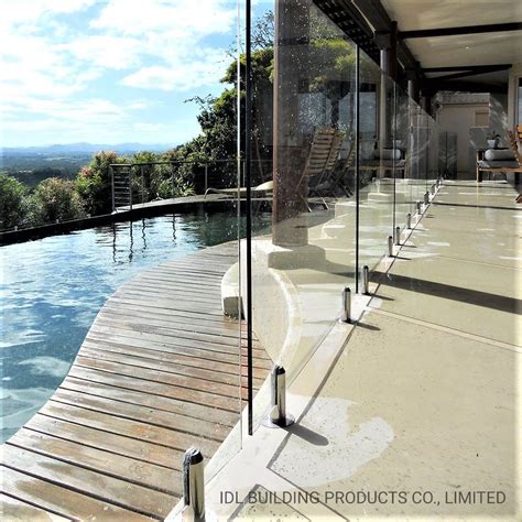 Toughened Glass Balustrade Stainless Steel Spigot Pool Fence Handrail