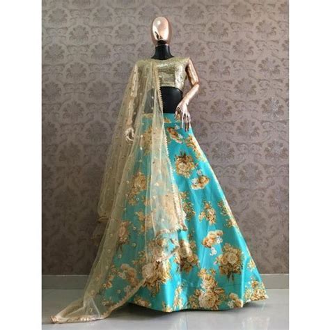 Party Wear Printed Fancy Silk Lehenga Choli At Rs In Surat Id