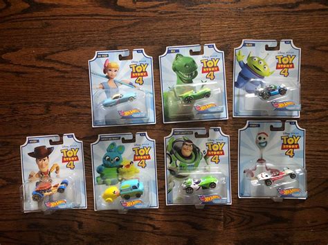 Toy Story 4 Hot Wheels Set Of 7 Bo Peep On Mercari Hot Wheels Toy Story Hot Wheels Cars