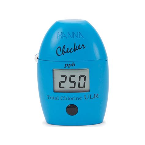 Hi Total Chlorine Ultra Low Range Handheld Colorimeter Checker Hc