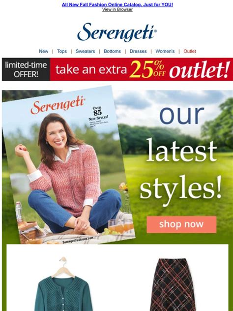 Serengeti Catalog: Introducing FALL 🍂 The Newest Styles 🍂 View Catalog ...