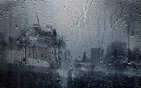 Raining Window Background