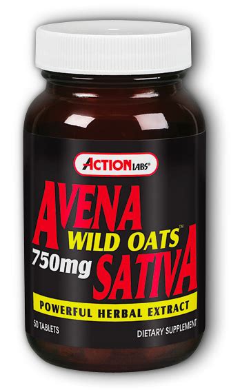 Avena Sativa Wild Oats Mg Tabs Made By Action Labs