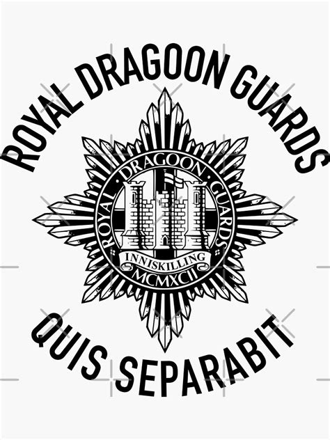 Royal Dragoon Guards Sticker For Sale By Strongvlad Redbubble