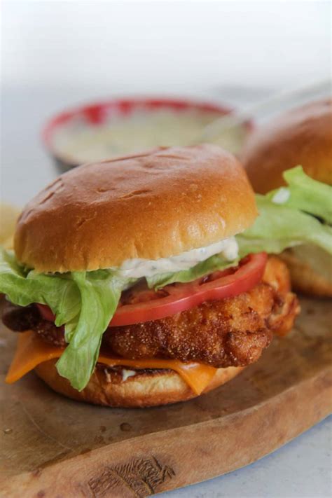 Fried Fish Sandwiches Cooked By Julie